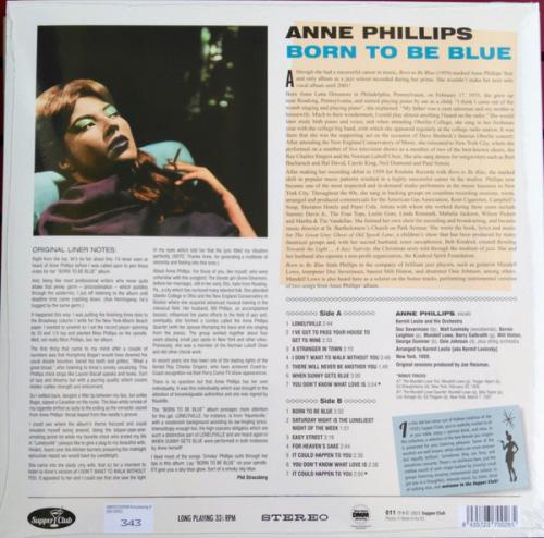 Виниловая пластинка Anne Phillips - Born To Be Blue (Black Vinyl LP)