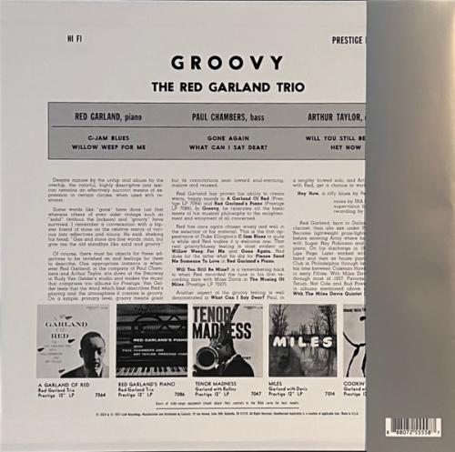 Виниловая пластинка Red Garland - Groovy (Original Jazz Classics) (Black Vinyl LP)