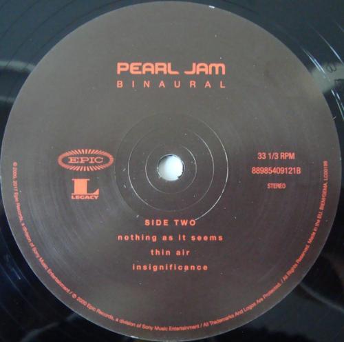 Виниловая пластинка Pearl Jam BINAURAL