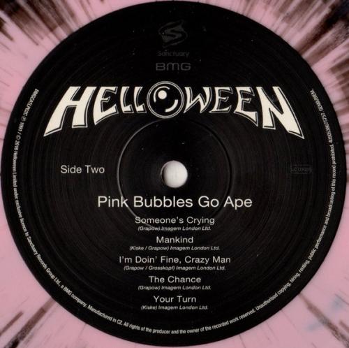 Виниловая пластинка Helloween - Pink Bubbles Go Ape (Coloured Vinyl LP)