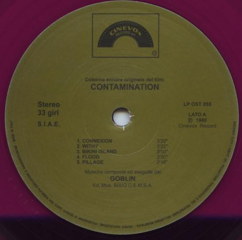 Виниловая пластинка Саундтрек - Contamination (Goblin) (Coloured Vinyl LP)