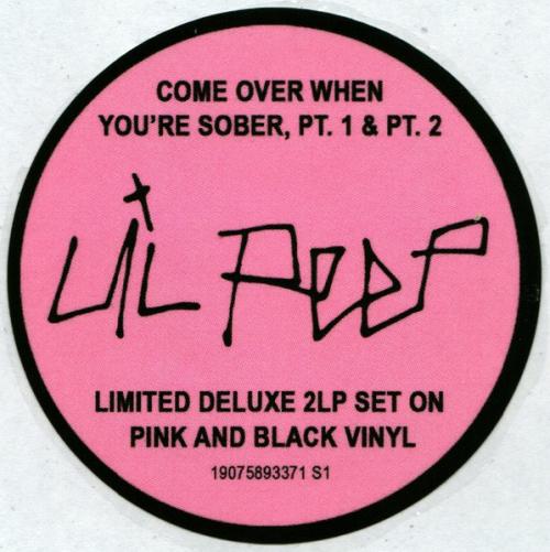 Виниловая пластинка Sony Lil Peep Come Over When You'Re Sober, Pt. 1 & Pt. 2 (Neon Pink & Black Vinyl/Gatefold)