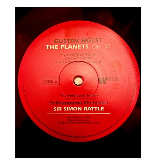 Виниловая пластинка Sir Simon Rattle, Philharmonia Orchestra, The Ambrosian Singers - Holst: The Planets (180 Gram Black Vinyl LP)