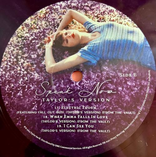 Виниловая пластинка Swift, Taylor - Speak Now (Taylor's Version) (Violet Marbled Vinyl 3LP)