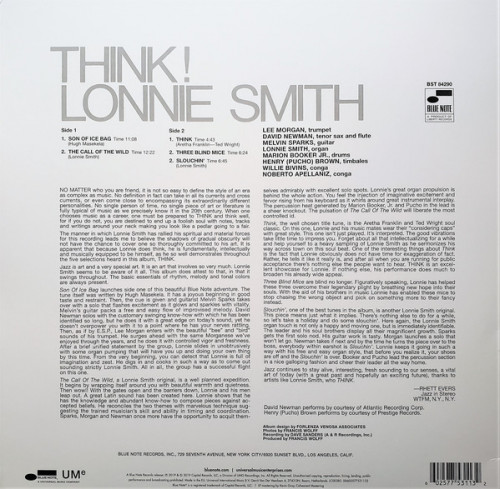 Виниловая пластинка Lonnie Smith, Think!