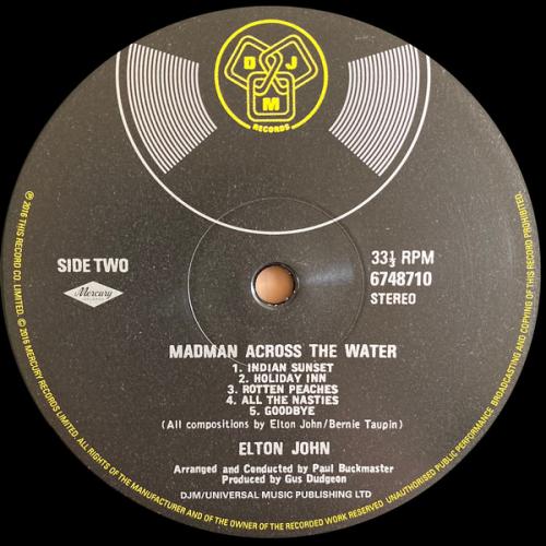 Виниловая пластинка Elton John, Madman Across The Water (2016 Remastered / Standard)