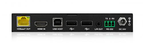 Передатчик сигналов HDMI, USB 2.0, RS-232 и ИК-управления по HDBaseT Qtex QVE BHB1004K18G-TX