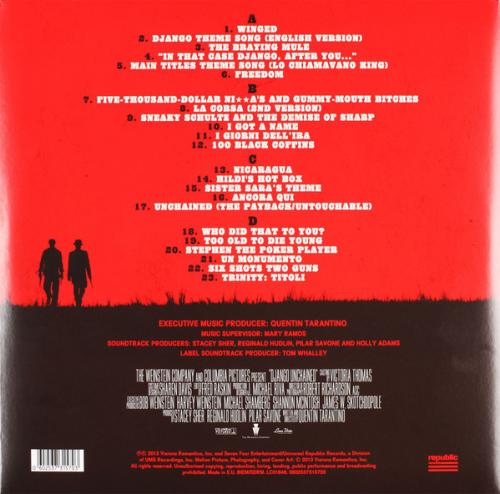 Виниловая пластинка Various Artists, Quentin Tarantino’s Django Unchained Original Motion Picture Soundtrack