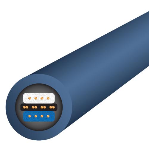 Кабель межблочный аудио Wire World Oasis 8 Balanced Audio Interconnect 0.5m Pair (OBI0.5M-8)