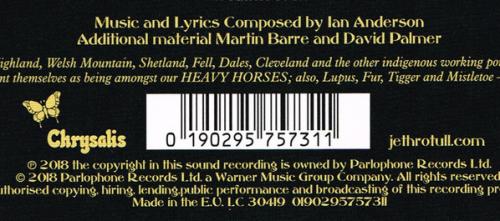 Виниловая пластинка WM Jethro Tull Heavy Horses (Steven Wilson Remix) (180 Gram)