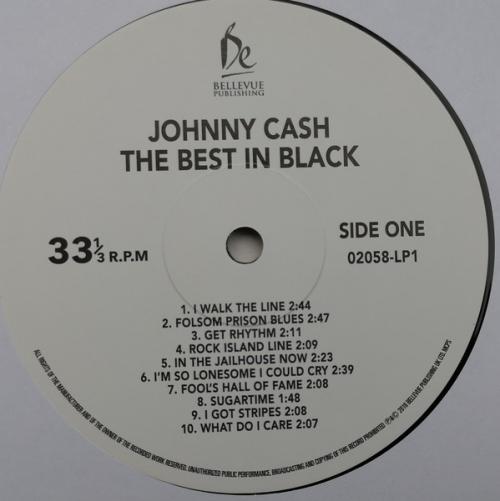 Виниловая пластинка Johnny Cash - THE BEST IN BLACK