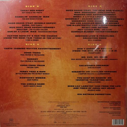 Виниловая пластинка Original Motion Picture Soundtrack, Quentin Tarantino's Once Upon A Time In Hollywood (Limited 180 Gram Orange Vinyl/Poster)