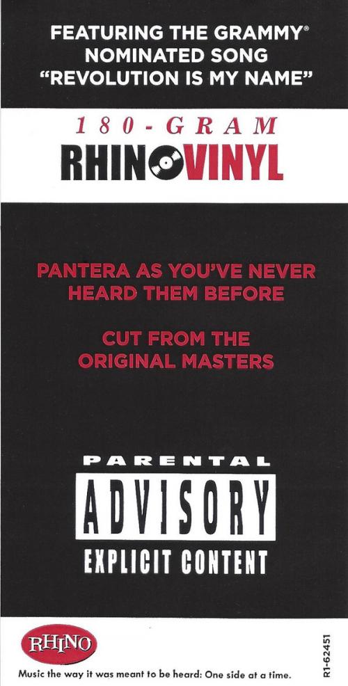 Виниловая пластинка Pantera REINVENTING THE STEEL