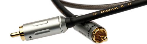 Кабель межблочный аудио Silent Wire Digital 8.0mk2 RCA, Coaxial 0.8m