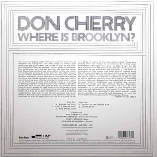 Виниловая пластинка Don Cherry - Where Is Brooklyn? (Blue Note Classic)