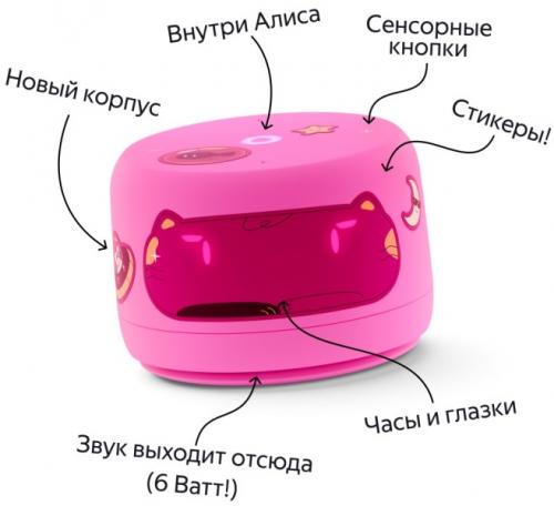 Умная колонка Яндекс Станция Лайт 2 Розовый