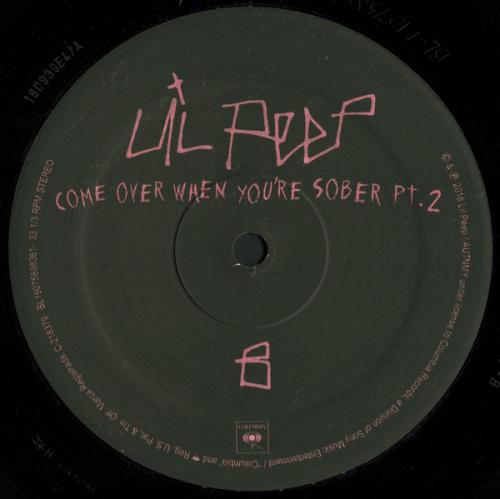 Виниловая пластинка Sony Lil Peep Come Over When You'Re Sober, Pt. 1 & Pt. 2 (Neon Pink & Black Vinyl/Gatefold)