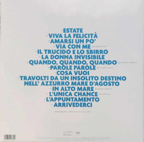 Виниловая пластинка Till Bronner - Italia (Black Vinyl 2LP)