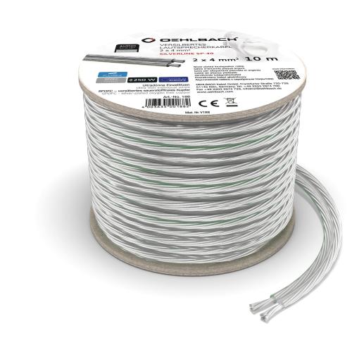 Акустический кабель Oehlbach EXCELLENCE Silverline 40, LS-cabel 2x4mm2, 10.0m (D1C188)