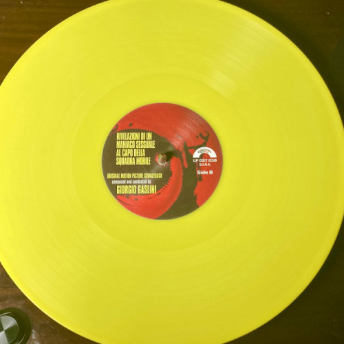 Виниловая пластинка Саундтрек - Rivelazioni Di Un Maniaco Sessuale Al Capo Della Squadra Mobile (Giorgio Gaslini) (Coloured Vinyl LP)
