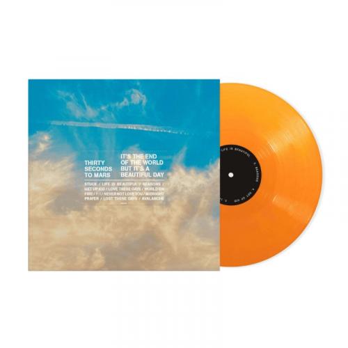 Виниловая пластинка Thirty Seconds To Mars - It's The End Of The World But It's A Beautiful Day (Orange Vinyl LP)
