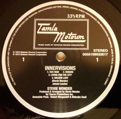 Виниловая пластинка Stevie Wonder, Innervisions