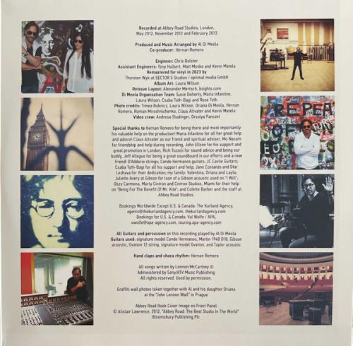 Виниловая пластинка Di Meola, Al - All Your Life: A Tribute To The Beatles (180 Gram Black Vinyl 2LP)