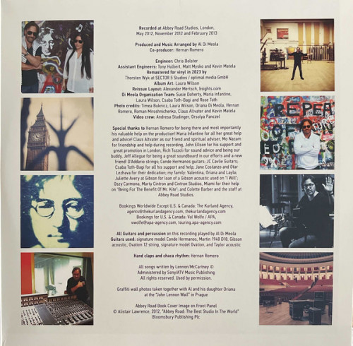 Виниловая пластинка Di Meola, Al - All Your Life: A Tribute To The Beatles (180 Gram Black Vinyl 2LP)