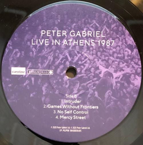 Виниловая пластинка Peter Gabriel - Live In Athens 1987 (Half Speed) (Black Vinyl 2LP)