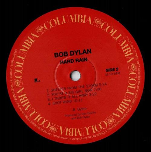 Виниловая пластинка Bob Dylan HARD RAIN