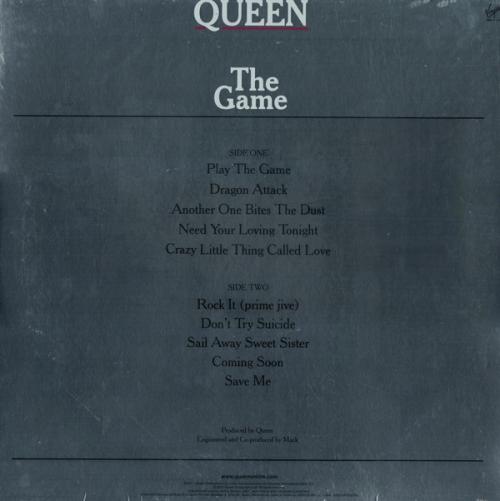 Виниловая пластинка Queen, The Game