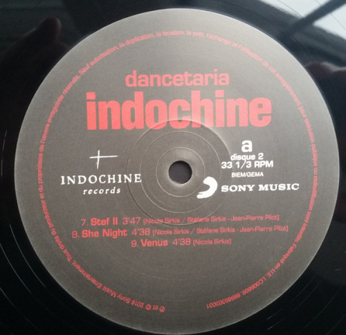 Виниловая пластинка Indochine, Dancetaria (180 Gram/Remastered)