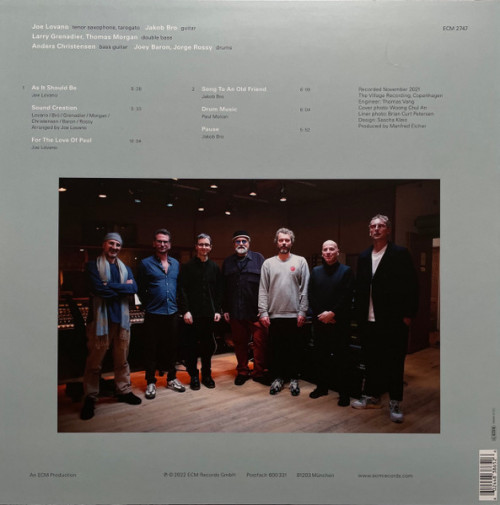 Виниловая пластинка Jakob Bro; Joe Lovano - Once Around The Room (A Tribute To Paul Motian) (Black Vinyl LP)