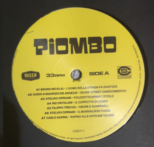 Виниловая пластинка Сборник - Piombo: The Crime-Funk Sound Of Italian Cinema In The Years Of Lead 1973 - 1981 (Black Vinyl 2LP)