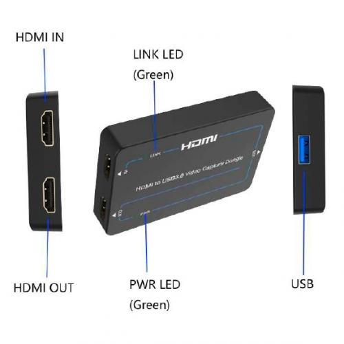 Устройство захвата HDMI в USB3.0 Lideo HTU-4K