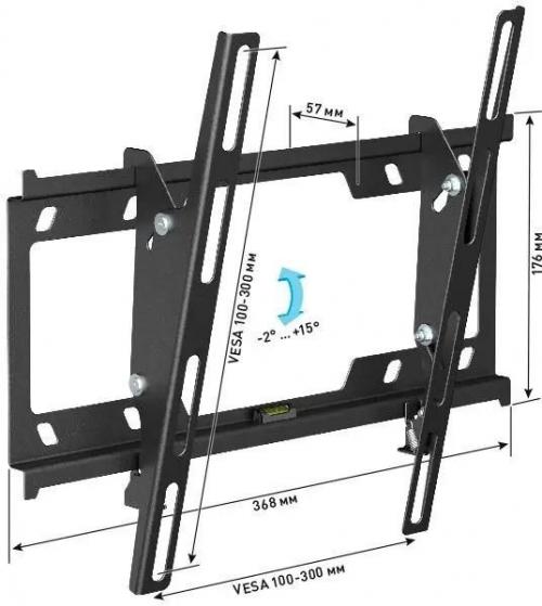 Кронштейн для телевизора Holder T3626-B черный