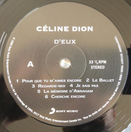 Виниловая пластинка Celine Dion D'EUX
