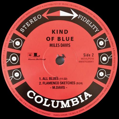 Виниловая пластинка Davis Miles - Kind Of Blue (2LP)