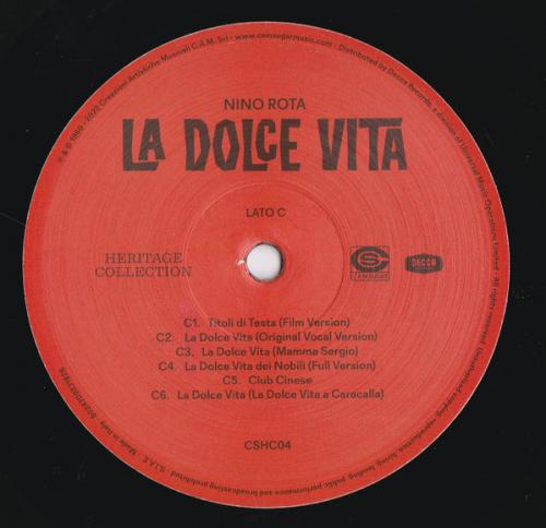 Виниловая пластинка Саундтрек - La Dolce Vita (Nino Rota) (Black Vinyl 2LP)
