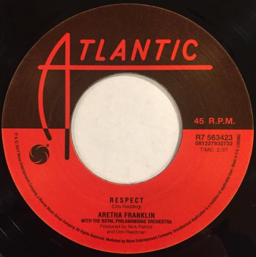 Виниловая пластинка WM ARETHA FRANKLIN /THE ROYAL PHILHARMONIC ORCHESTRA, RESPECT / UNTIL YOU COME BACK TO ME (THAT'S WHAT I'M GONNA DO) (Black Vinyl)