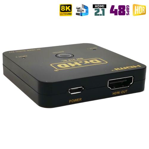 HDMI 2.1 переключатель 2x1 Dr.HD SW 218 SL
