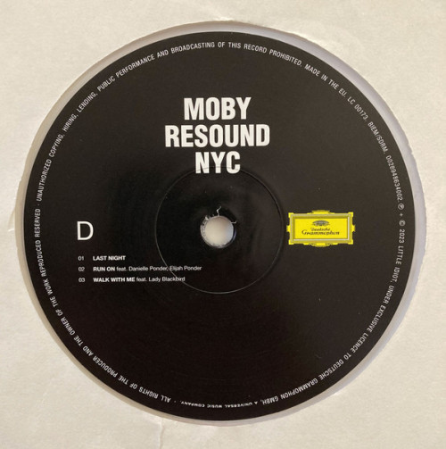 Виниловая пластинка Moby - Resound NYC (Limited Edition Crystal Clear Vinyl 2LP)