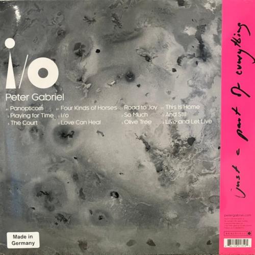 Виниловая пластинка Peter Gabriel - I/O (Bright-Side Mixes) (Black Vinyl 2LP)