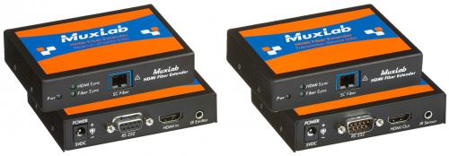 Комплект приемник и передатчик HDMI/RS232 MuxLab 500460