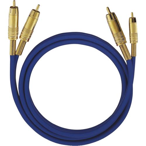 Кабель межблочный аудио Oehlbach PERFORMANCE NF 1 Master Set 1 x 5,0m blue, (D1C2038)