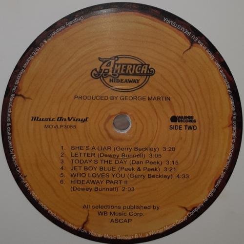 Виниловая пластинка America - Hideaway (Coloured Vinyl LP)