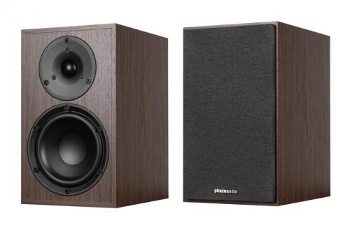 Комплект стереоусилитель Phaze Audio VOLT Black + полочная АС Phaze Audio Tilia 2 Dark Oak
