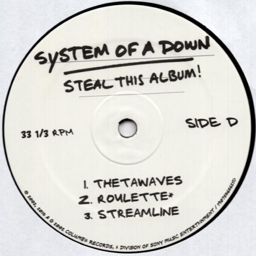 Виниловая пластинка Sony System Of A Down Steal This Album! (Limited Black Vinyl)