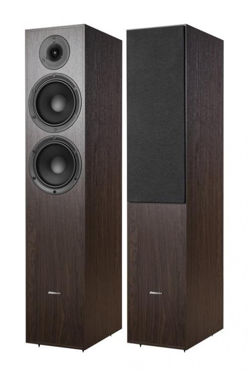 Комплект стереоусилитель Phaze Audio VOLT Black + напольная АС Phaze Audio Tilia 1 Dark Oak