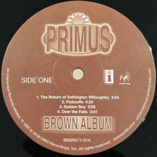 Виниловая пластинка Primus, Brown Album